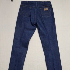 Vintage Men’s Wrangler Cowboy Cut Blue Jeans USA 13MWZ Tag Size 40x36 Western